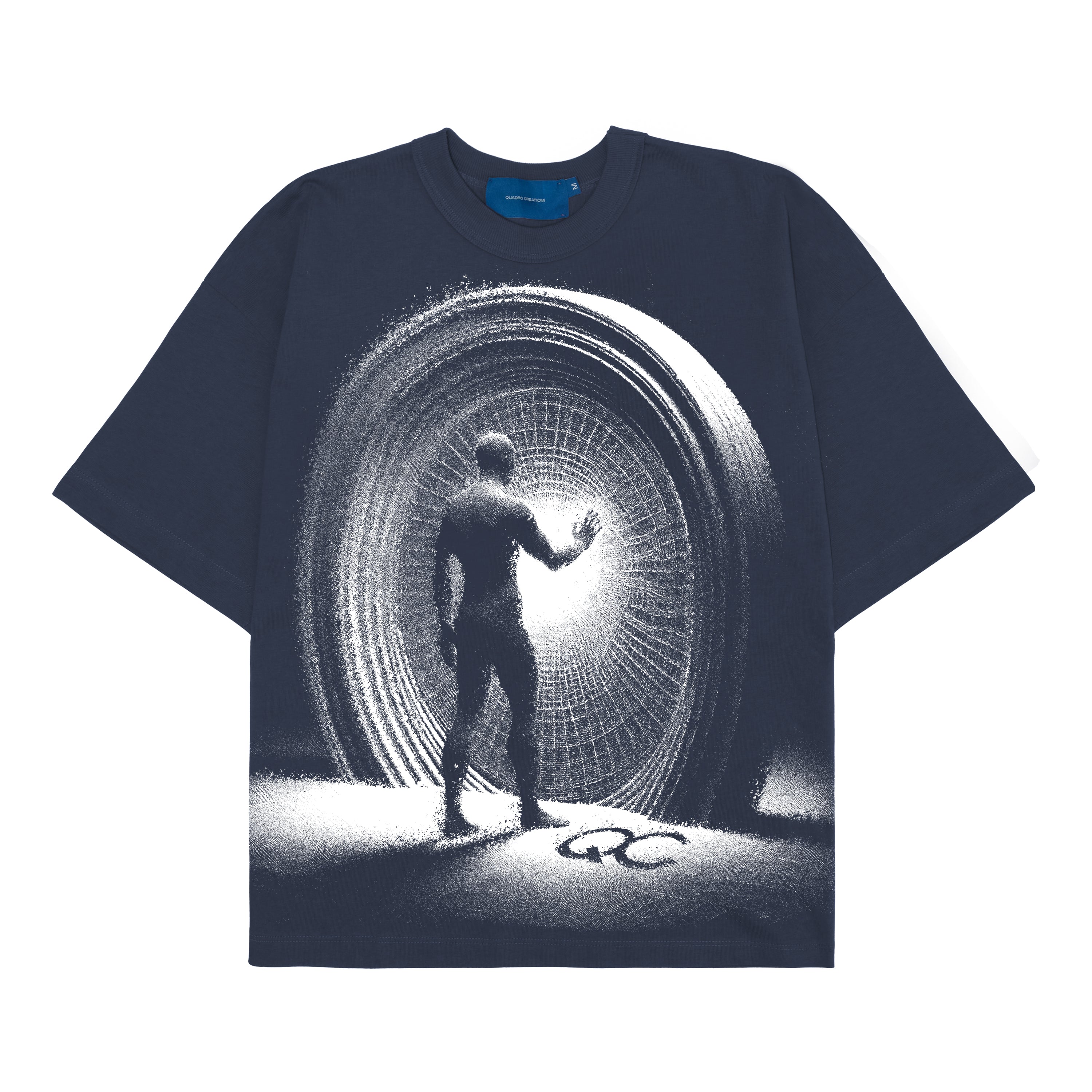 QUADRO CREATIONS -  Camiseta MR. Door Blue